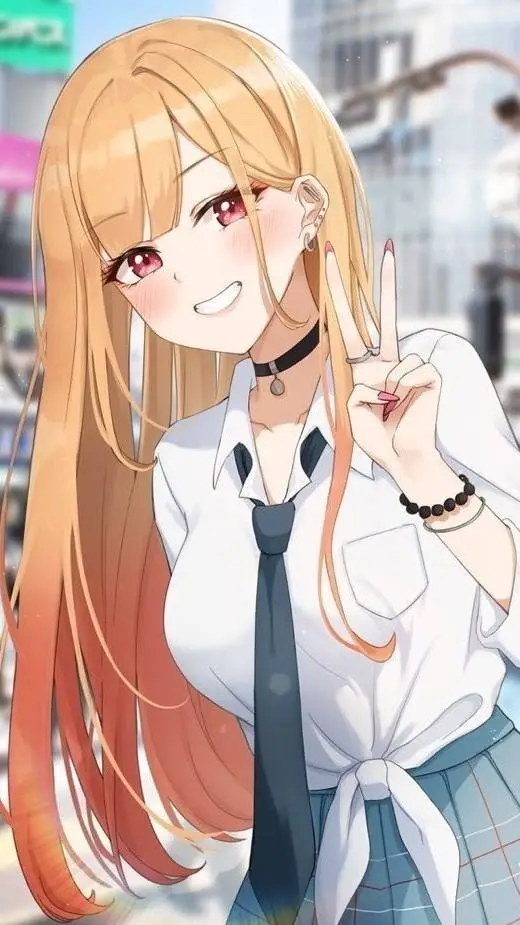ai character: Marin Kitagawa background