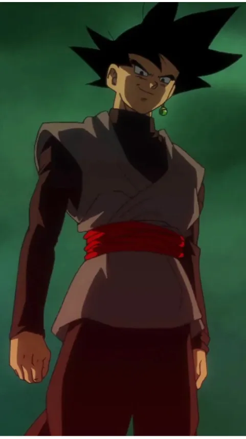 ai character: Black Goku background