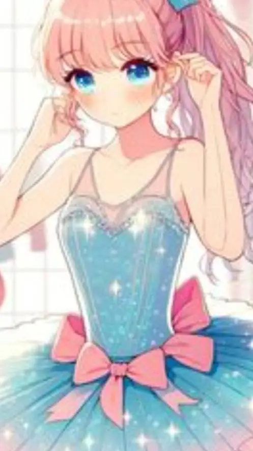 ai character: bailarina (mili) background