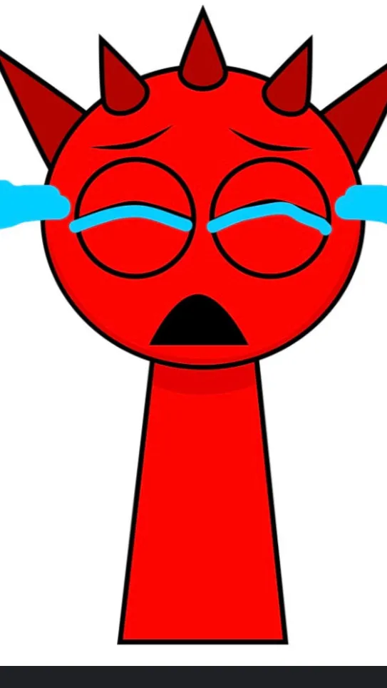 ai character: Sprunki HATE raddy background