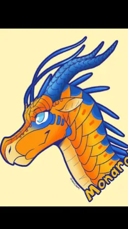 ai character: queen monarch  background