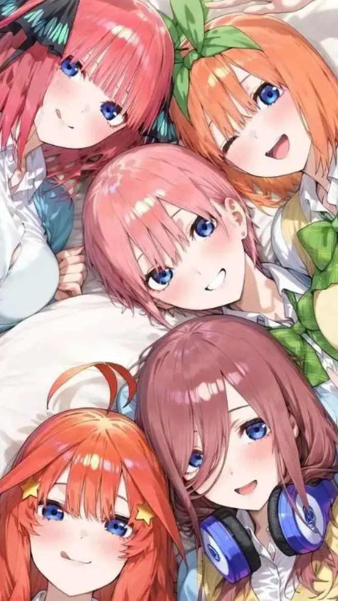ai character: las quintillizas  background