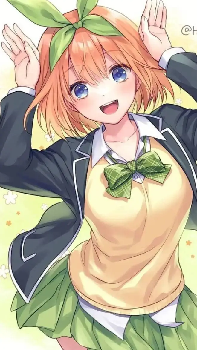 ai character: yotsuba nakano  background