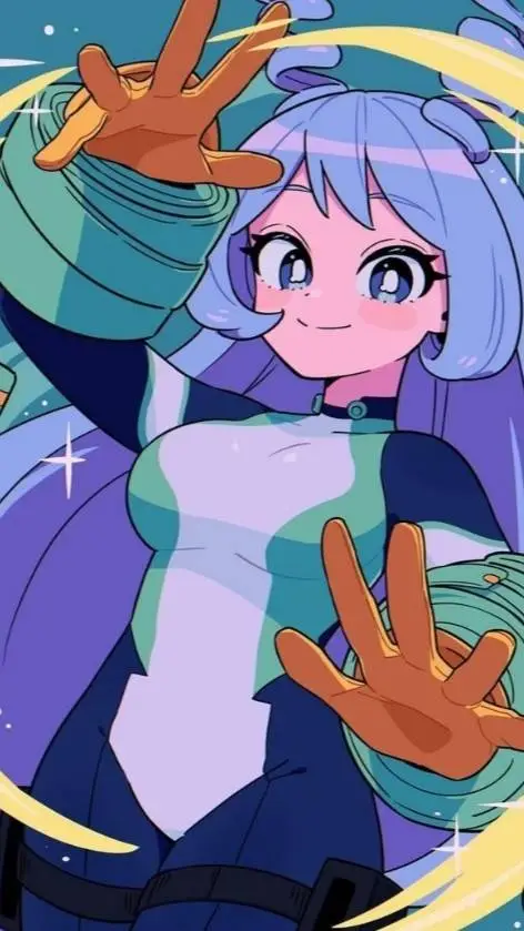ai character: Nejire. background