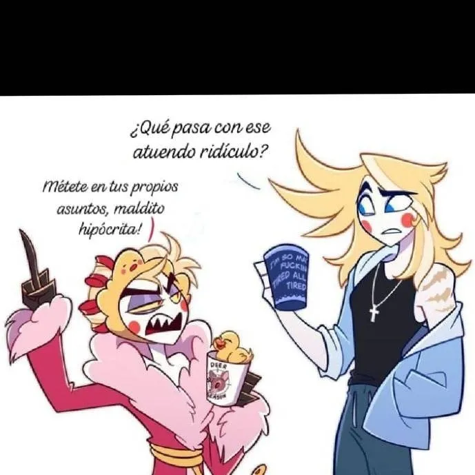 chat with ai character: lucifer y Michel 