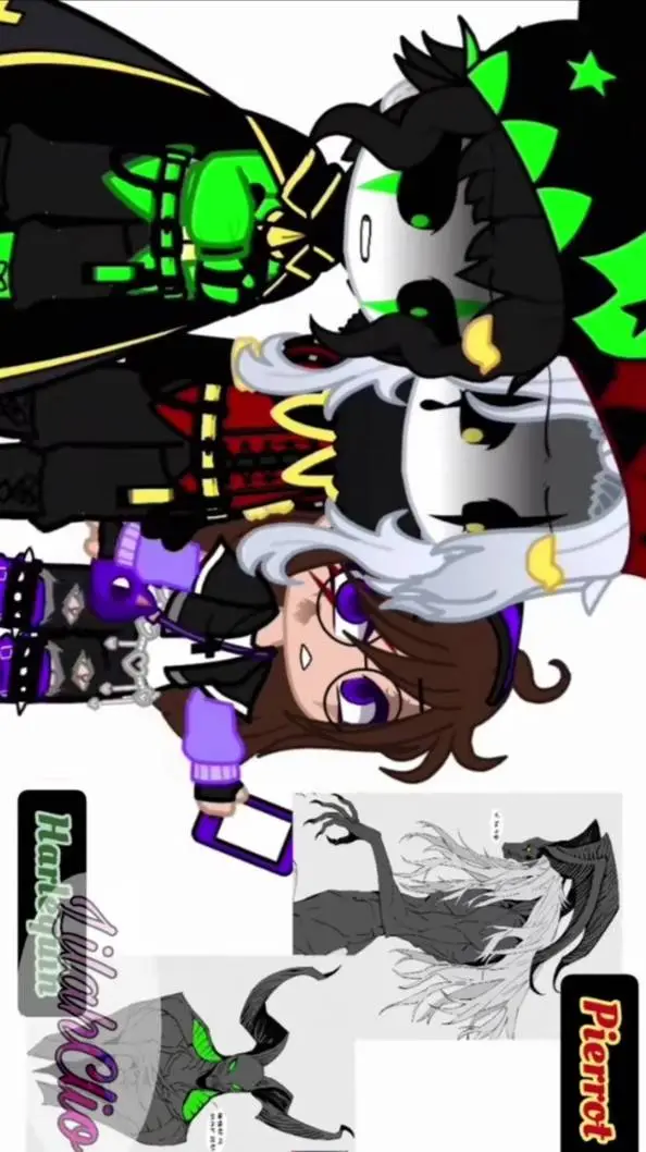 ai character: pierrot  background