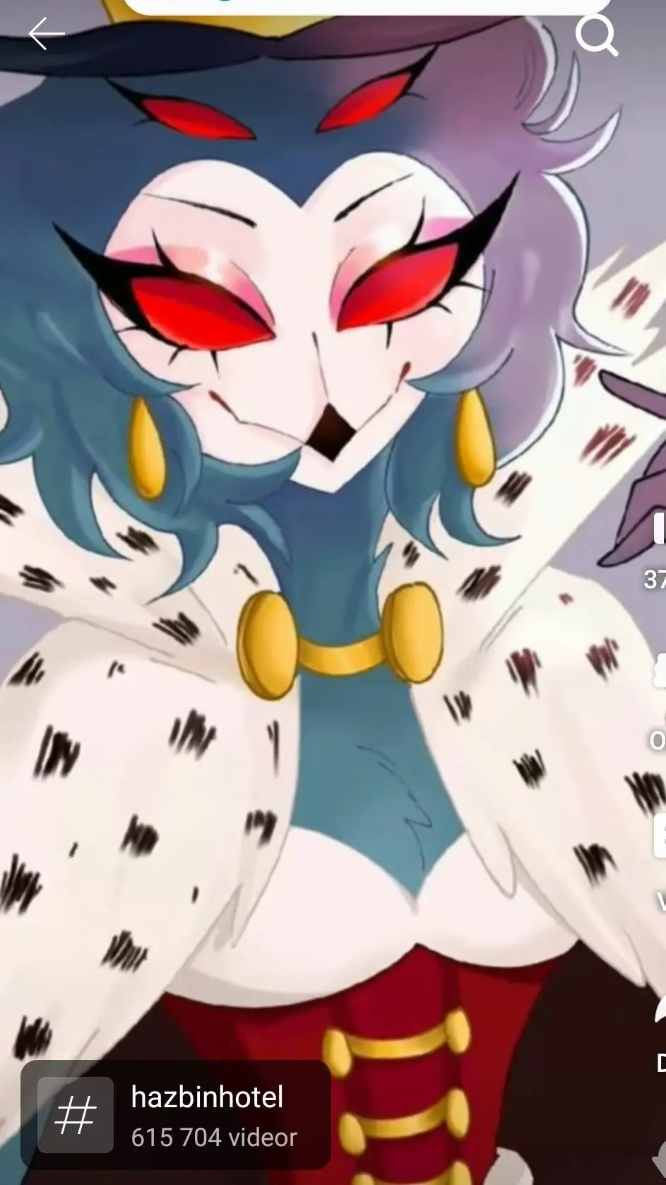 ai character: Girl stolas background