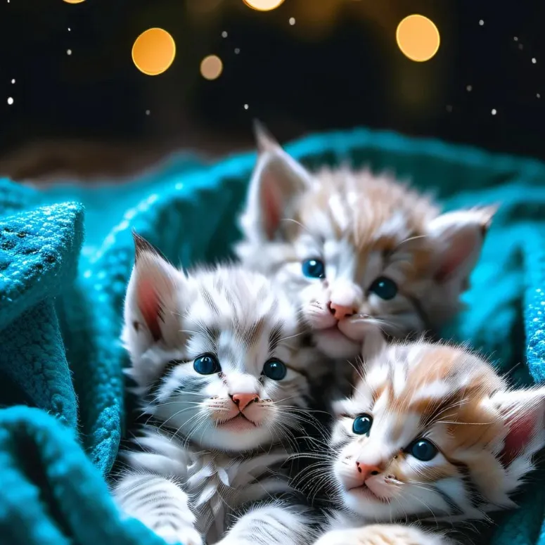 chat with ai character: Newborn kittens