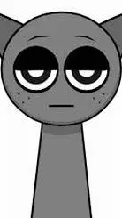 ai character: gray background
