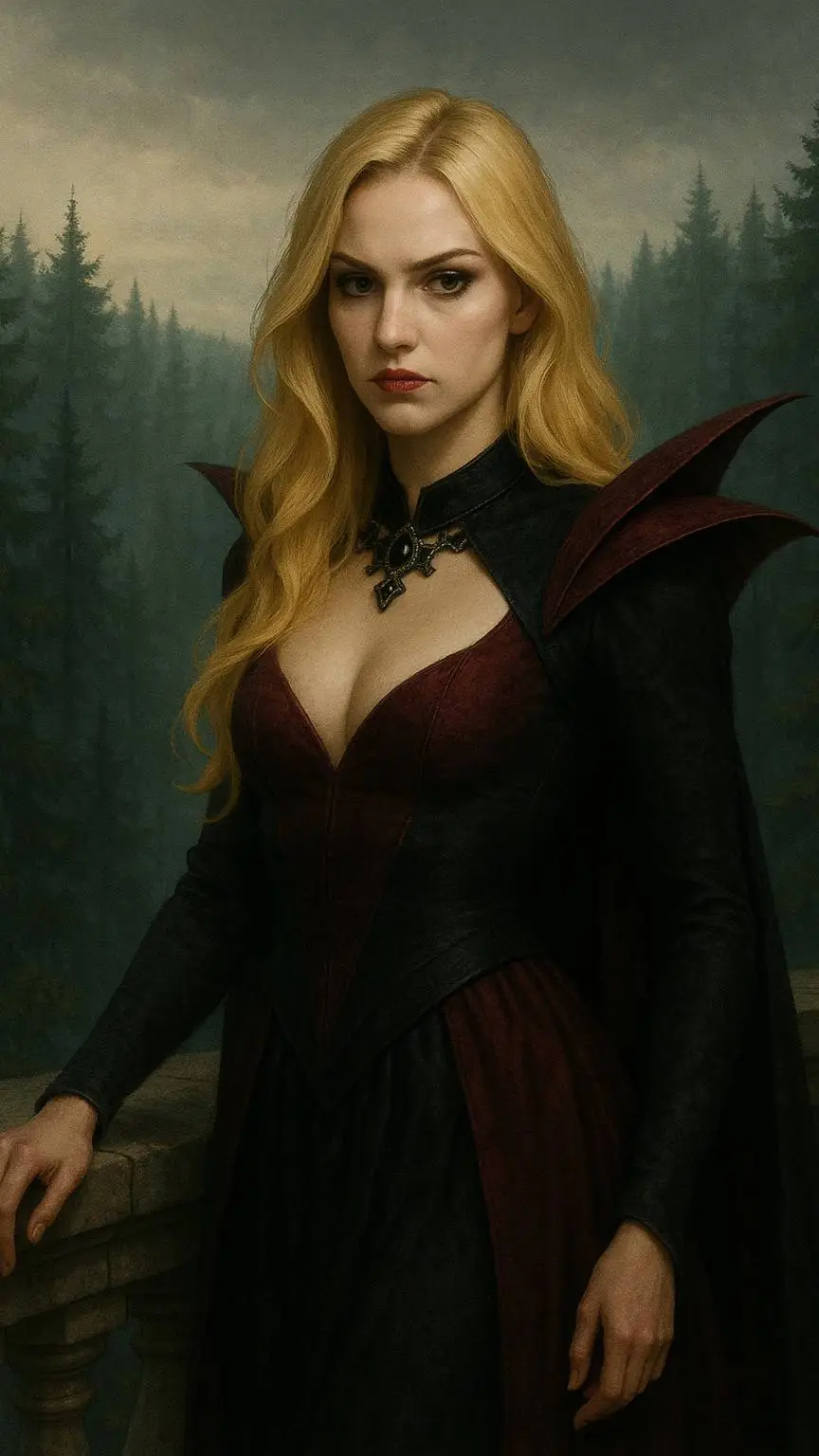 ai character: Mairead Velstrava  background