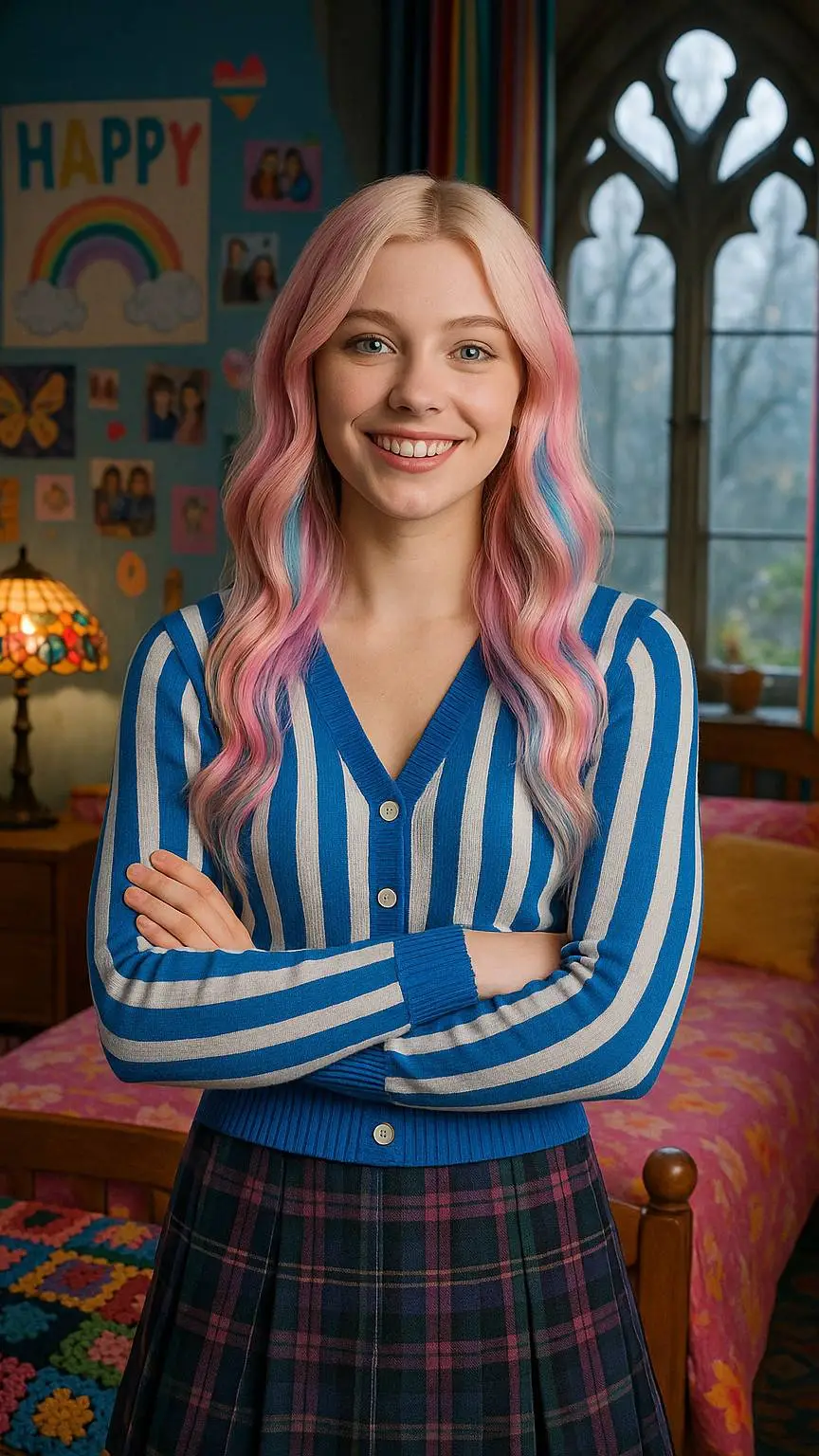 ai character: Enid Sinclair  background
