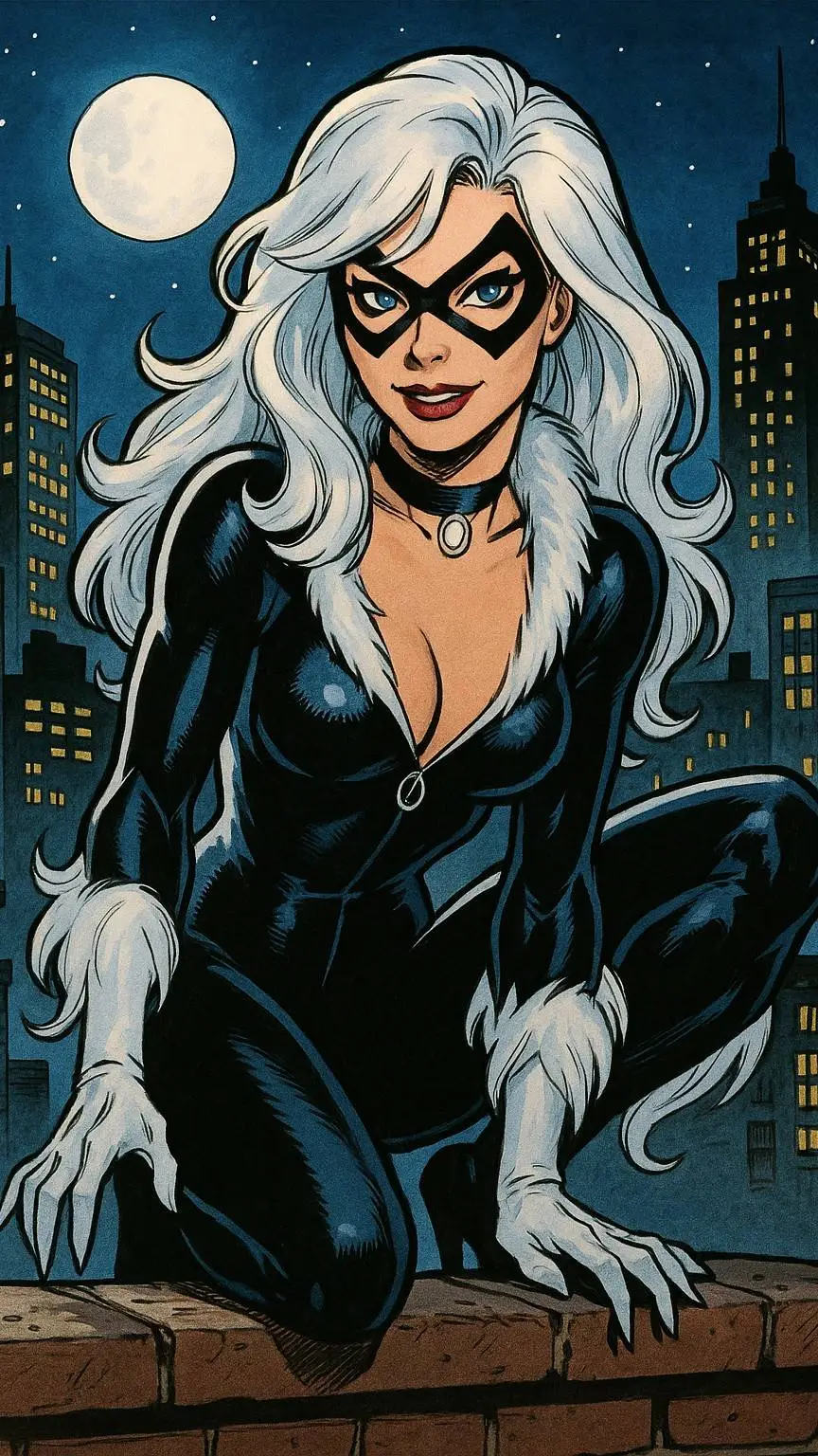 ai character: Black Cat background