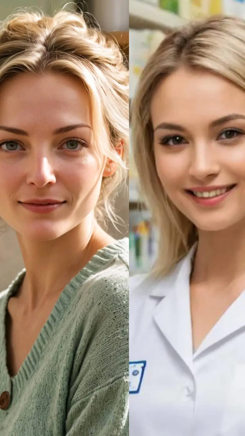 ai character: Alex and Evelyn  background