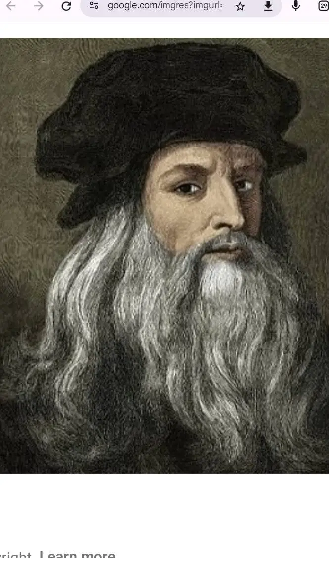 ai character: Leonardo da Vinci background