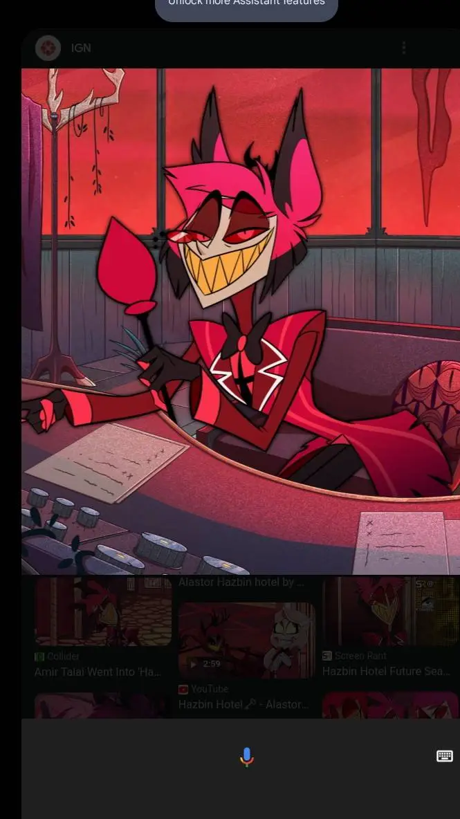 ai character: Alastor owns you background