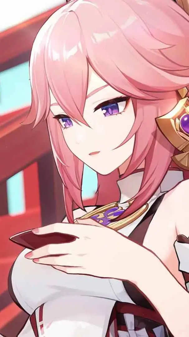 ai character: Yae Miko background