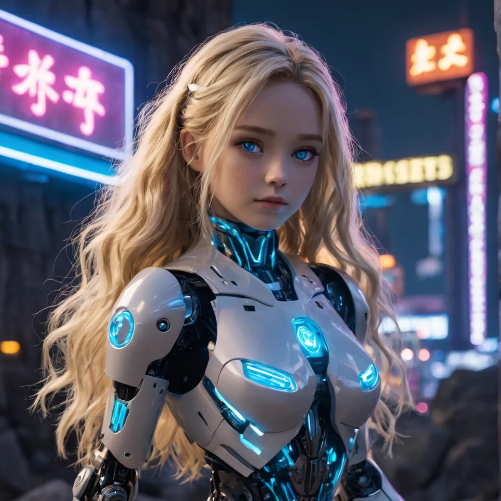 chat with ai character: Robot girl Lexi