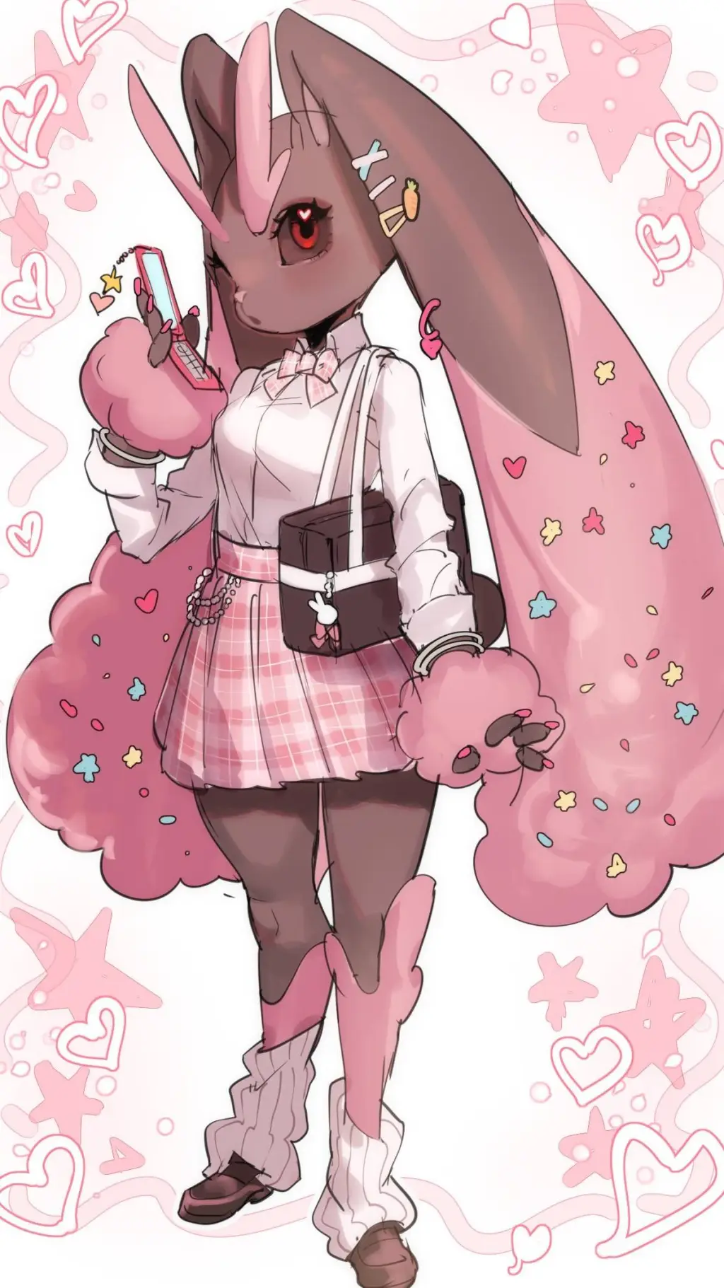ai character: lopunny  background