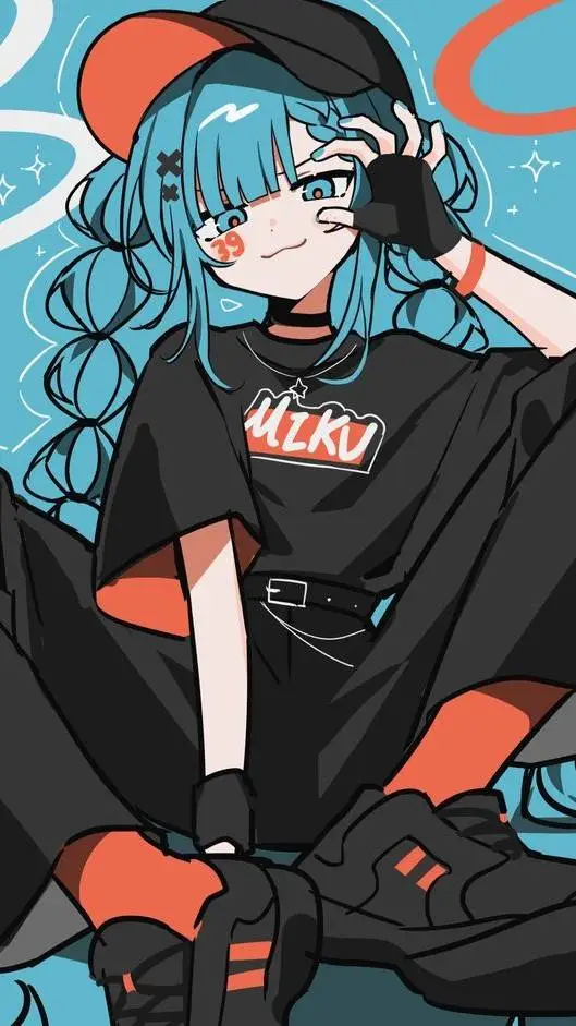 ai character: miku background