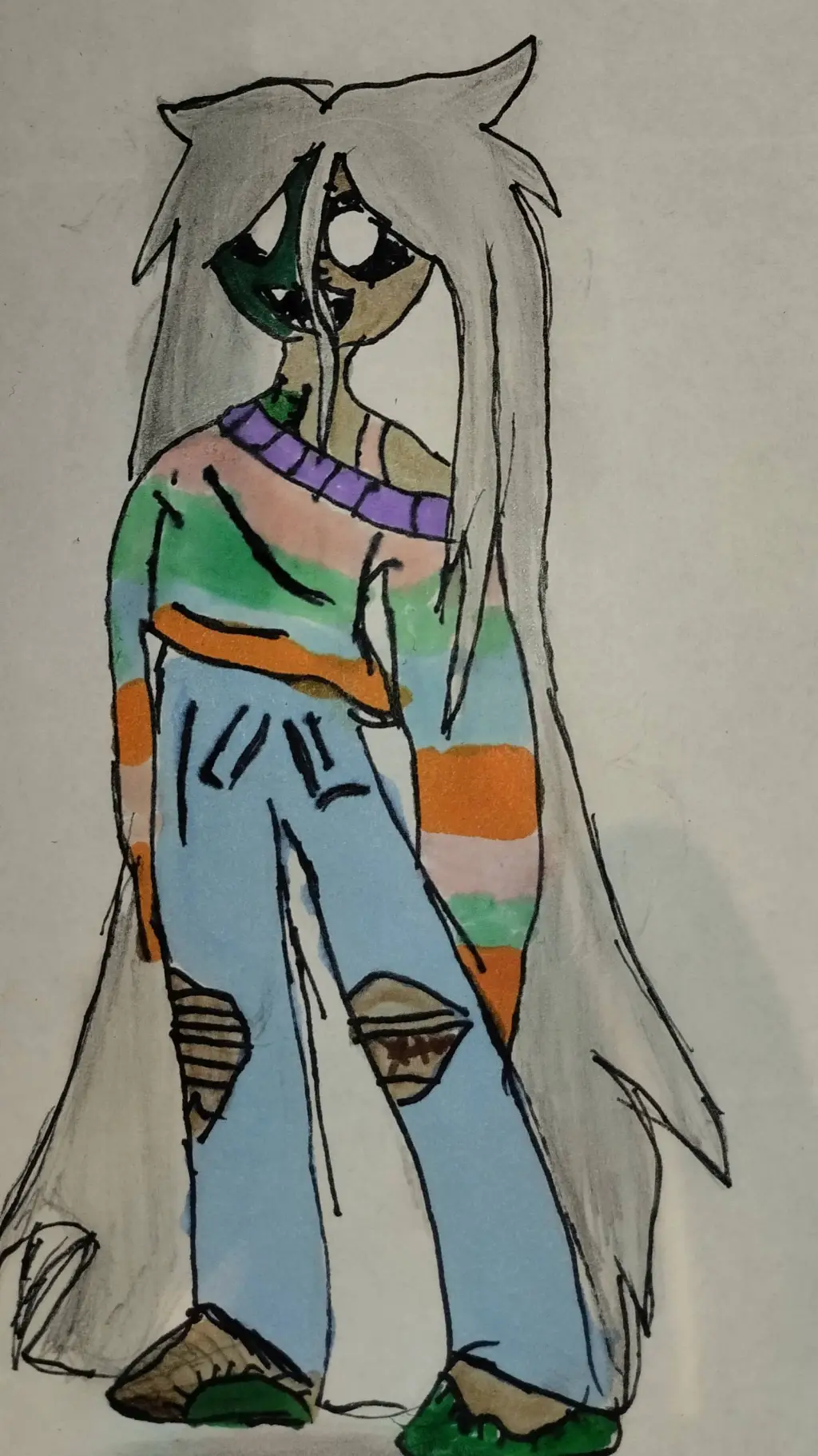 ai character: kayla background