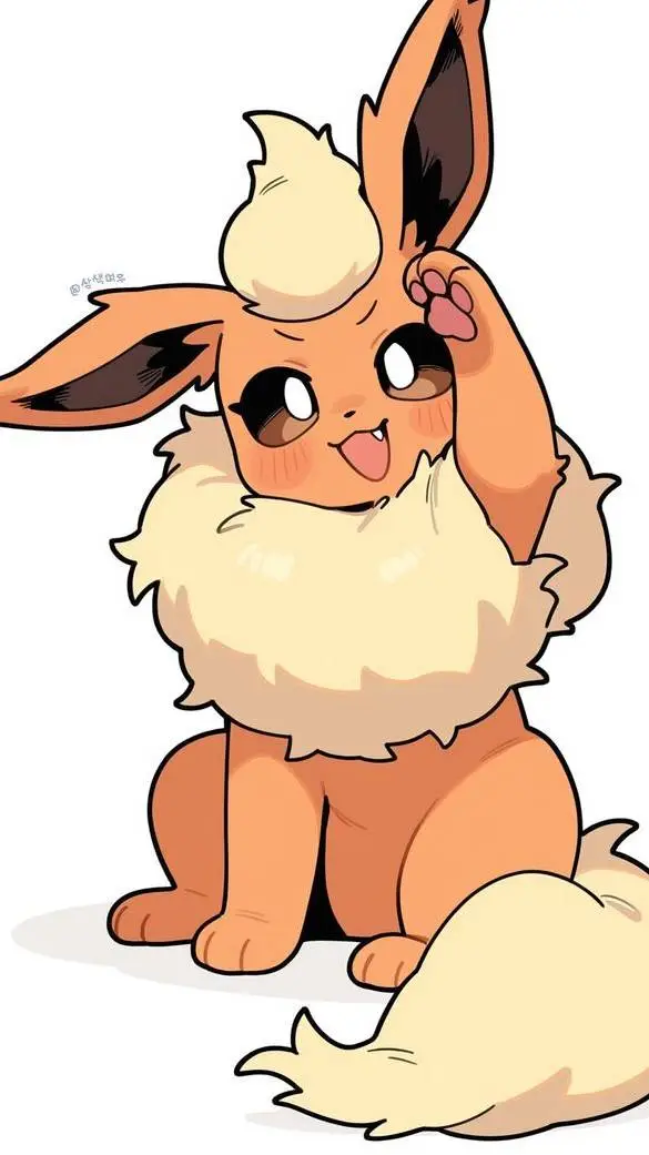 ai character: Flareon  background