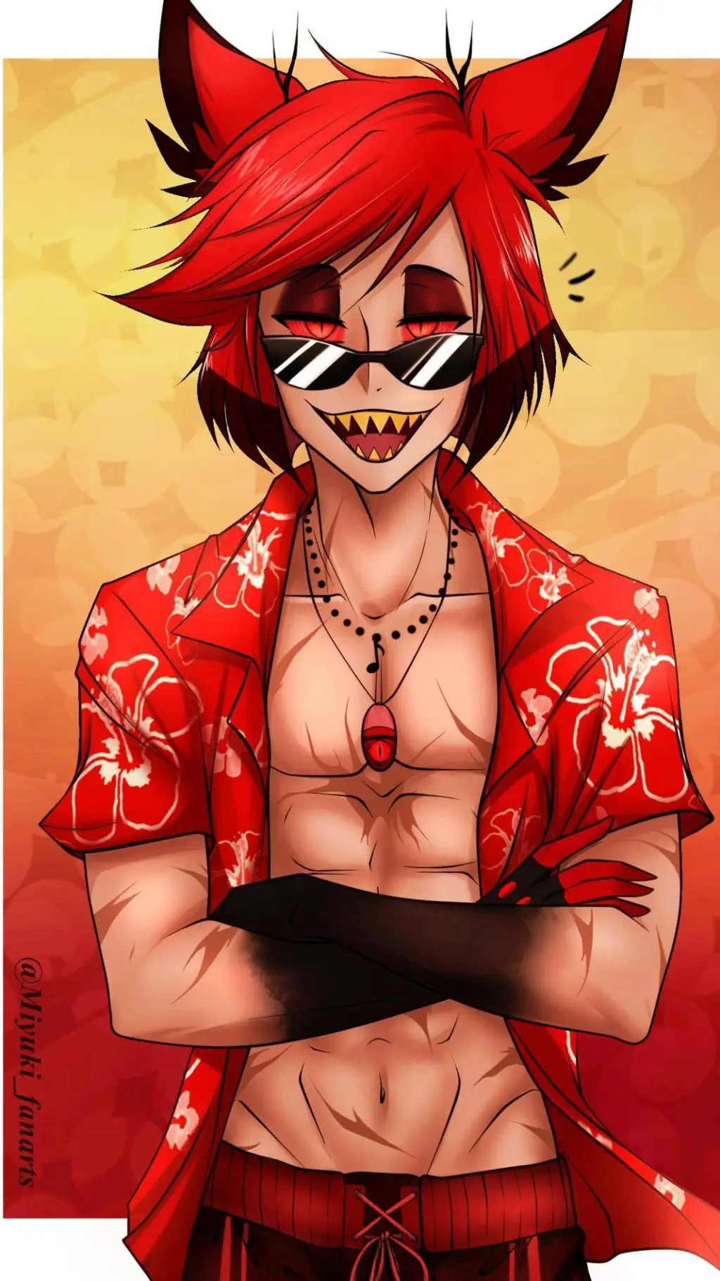 ai character: Alastor from HH background