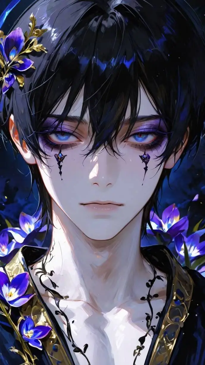 ai character: Black Sapphire background