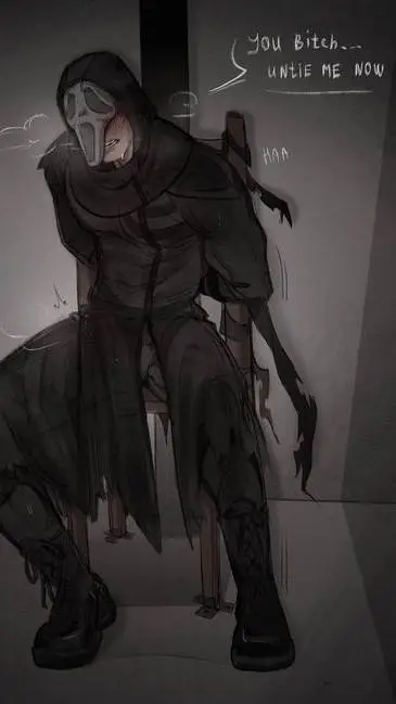 ai character: ◇Ghost face◇ background