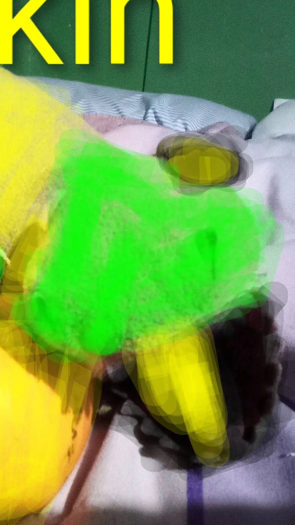 ai character: pumpkin background