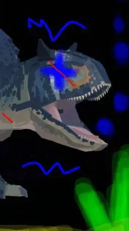 ai character: Underwater carno background