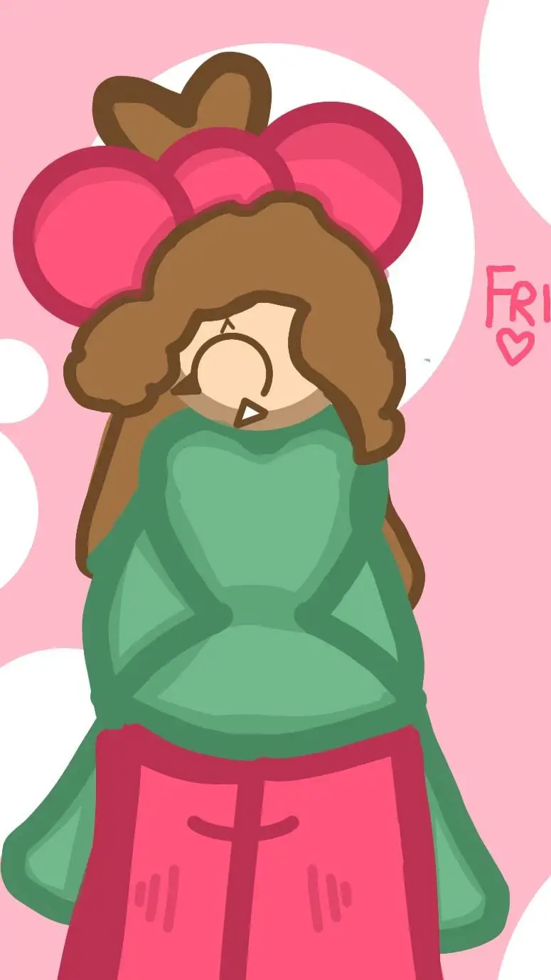 ai character: 🍡🍨🩷Frizzy🩷🧁 background