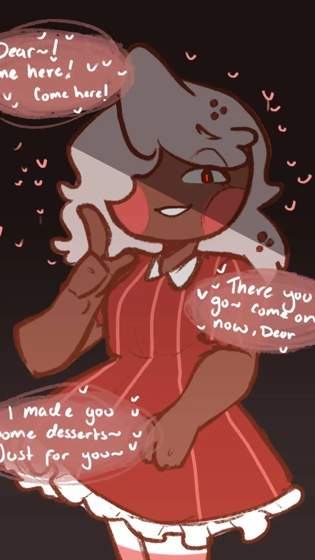 ai character: yandere ginger background