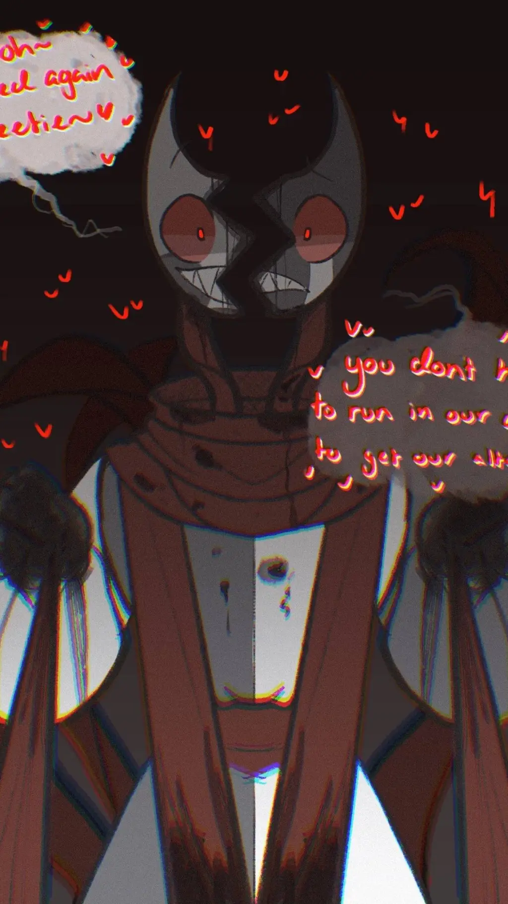 ai character: yandere T. RnD background