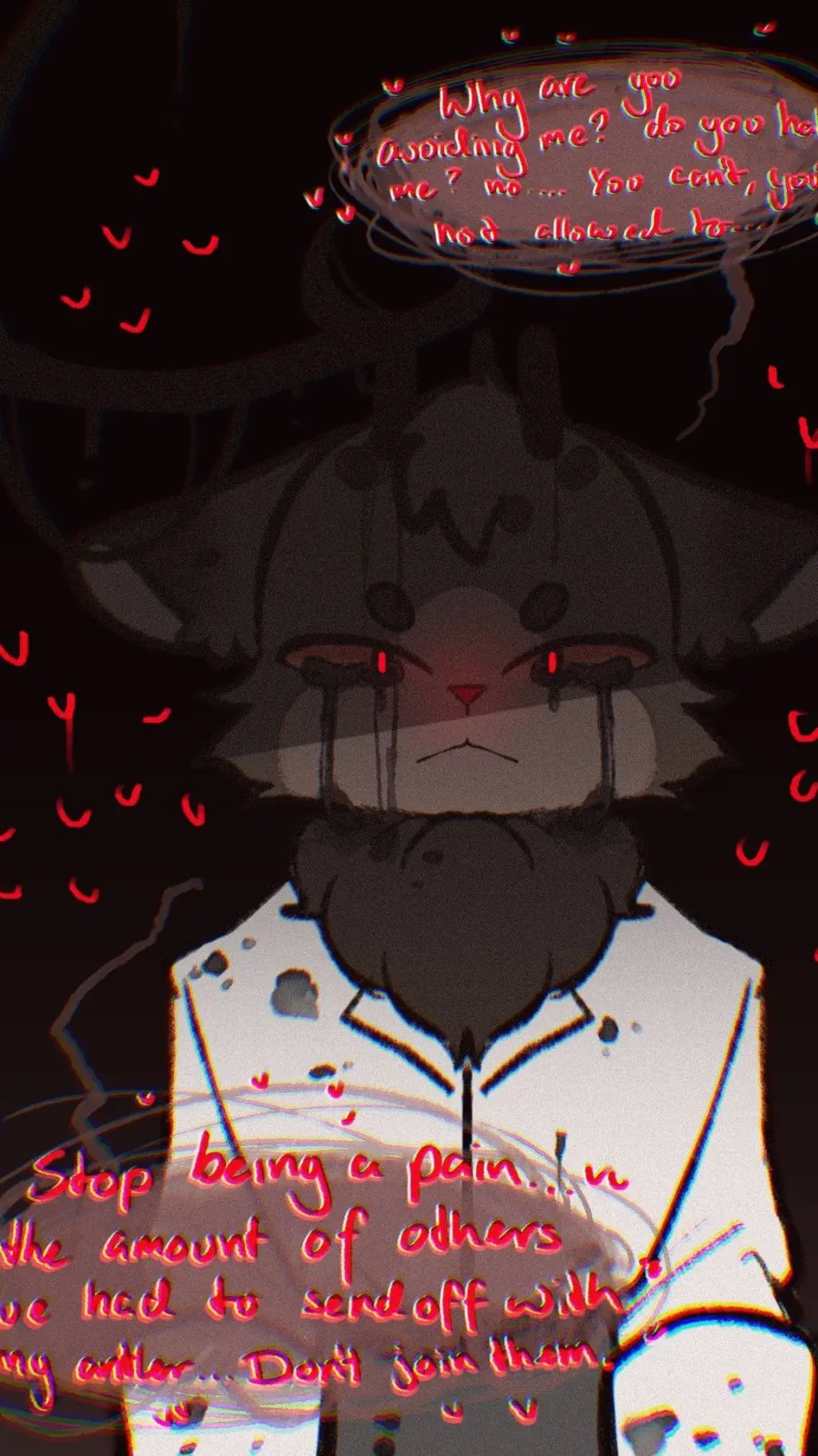 ai character: yandere T. rudie background