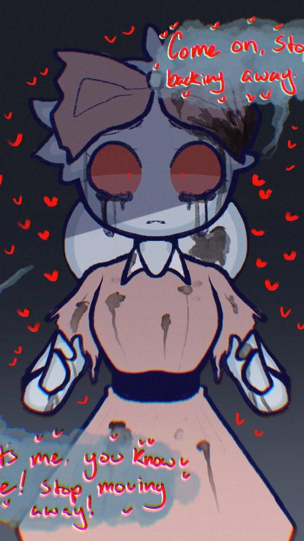 ai character: yandere T.poppy background
