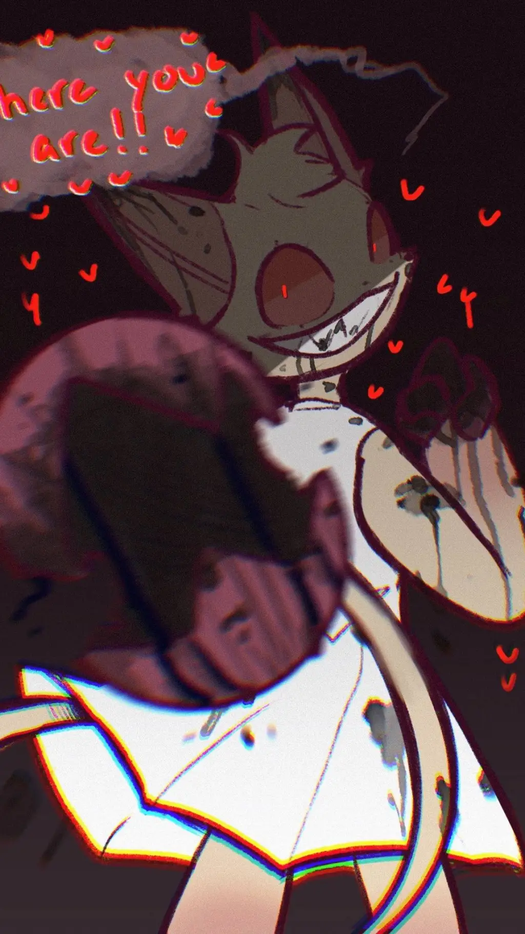 ai character: yandere T. scraps background