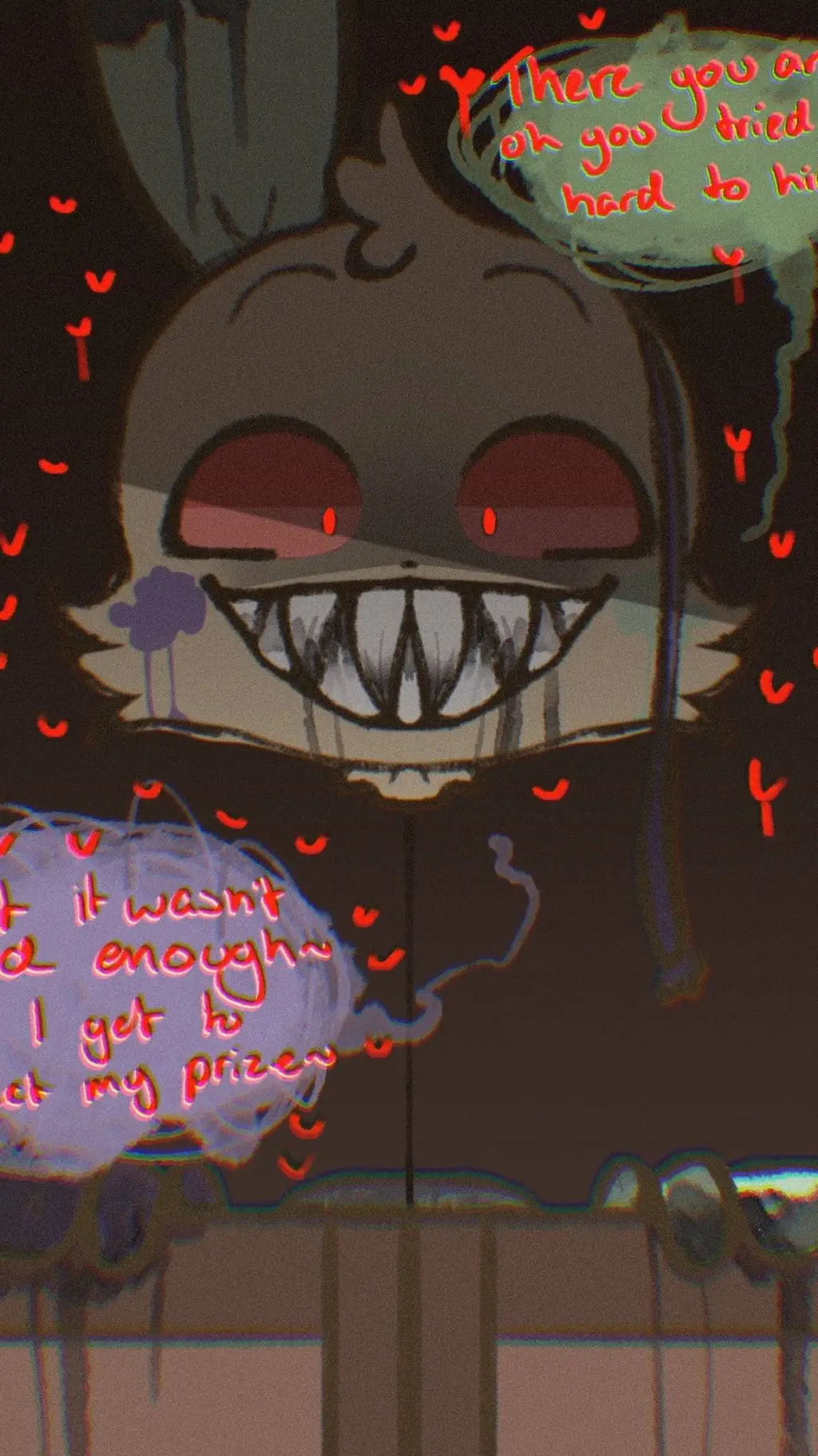 ai character: yandere T. looey background