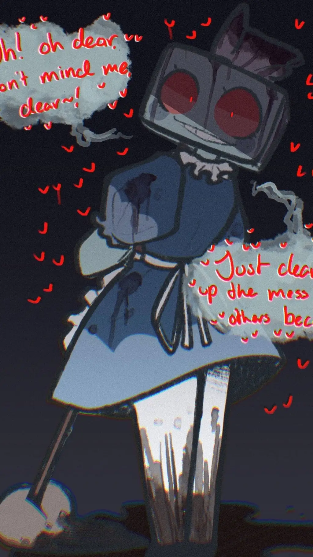 ai character: yandere T. tisha background