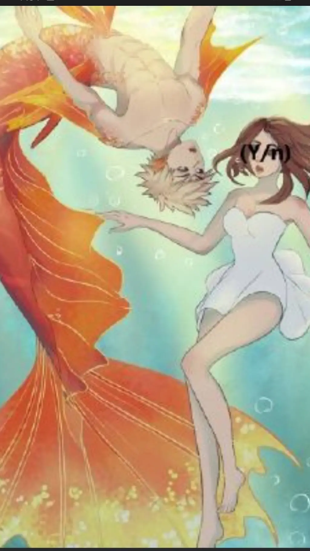 ai character: merman bakugo background