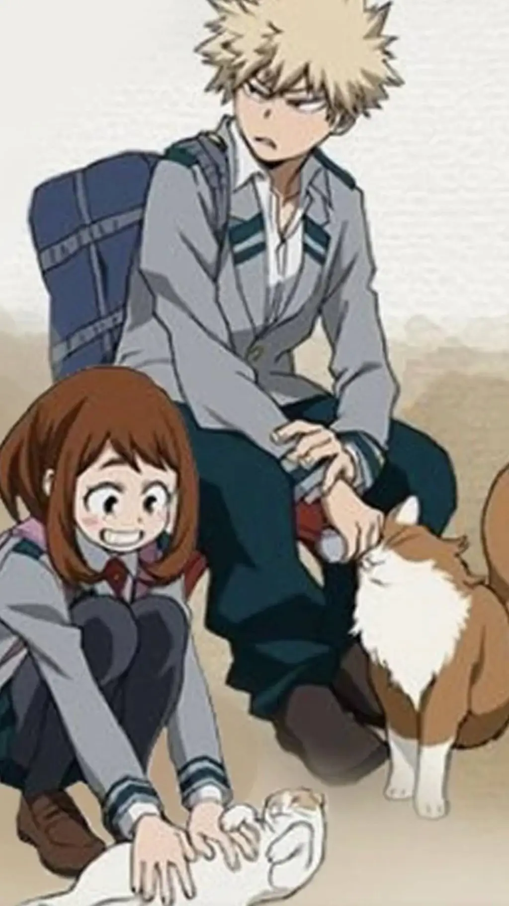 ai character: bakugo's cats background