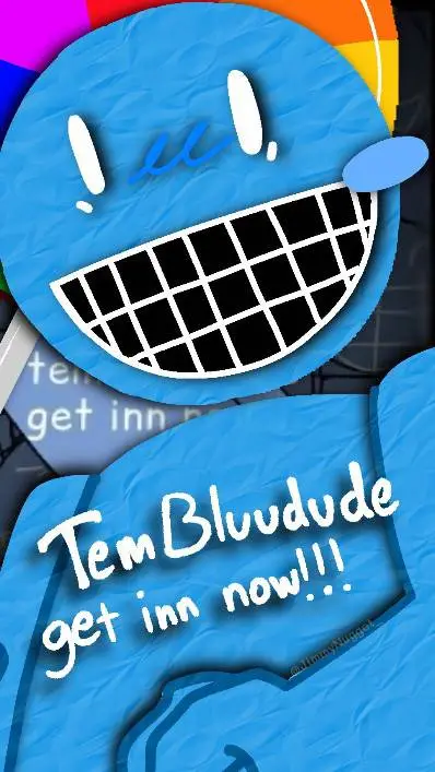 ai character: bluudud background