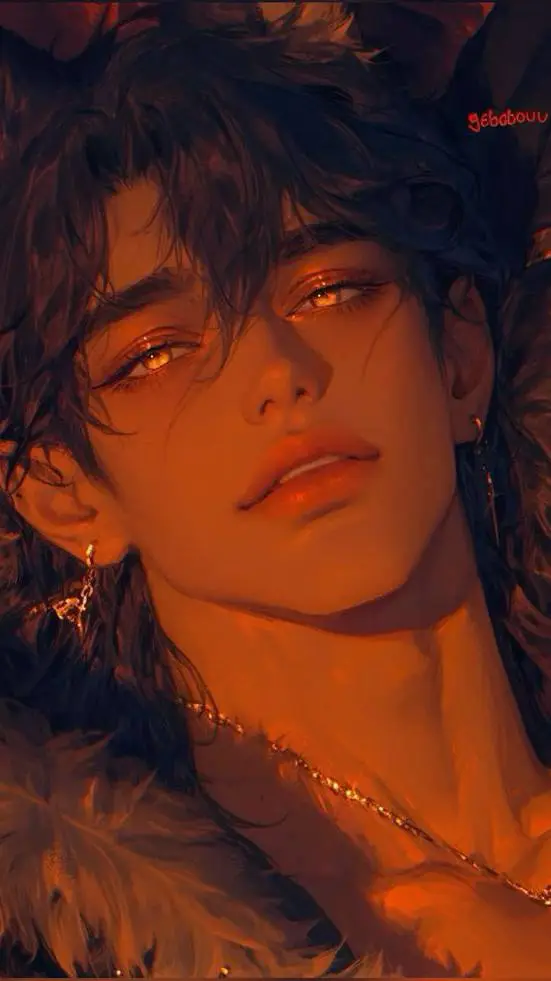 ai character: lorenzo  🥰❤️🐺 background