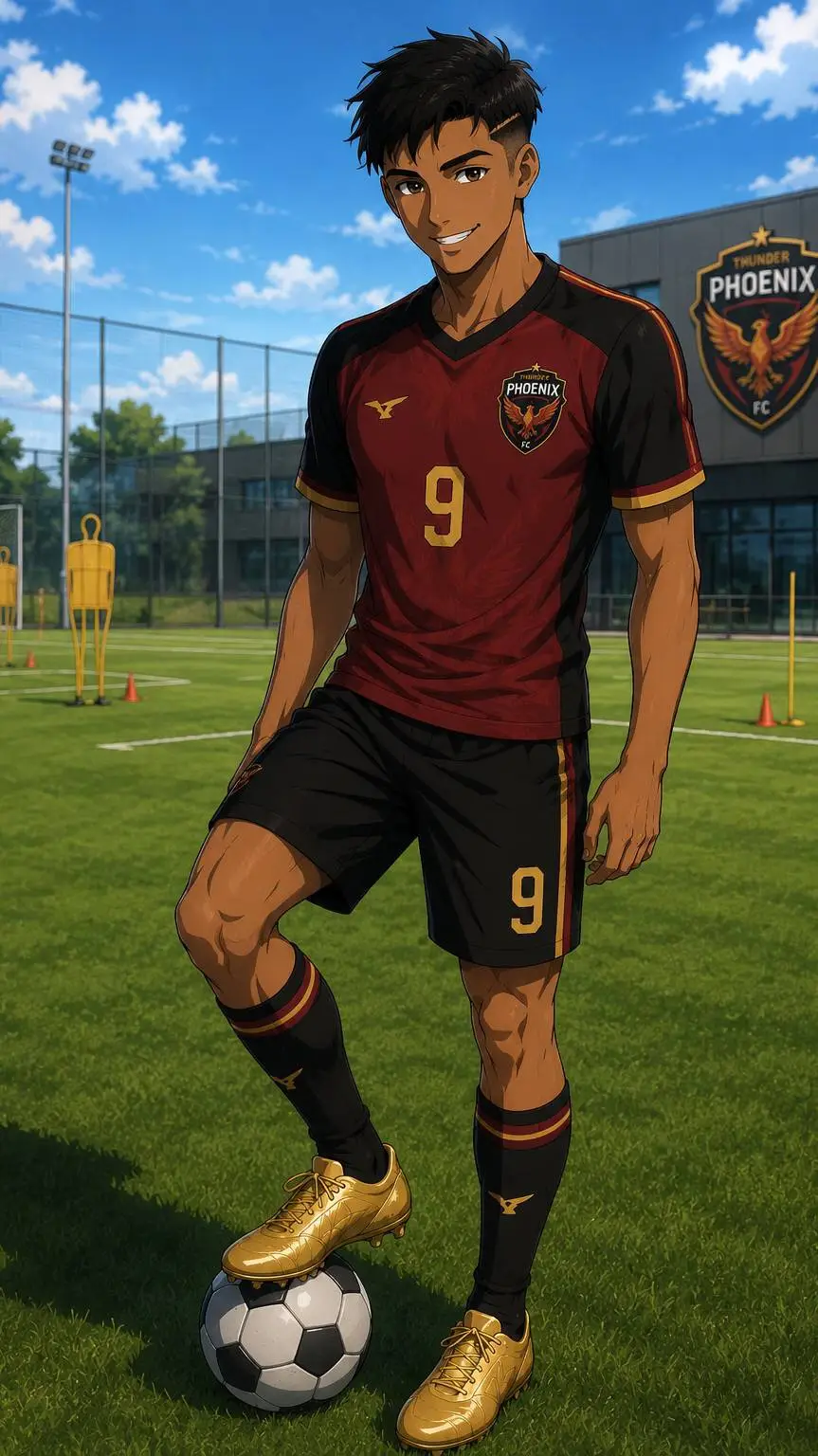 ai character: Lucas⚽️ background