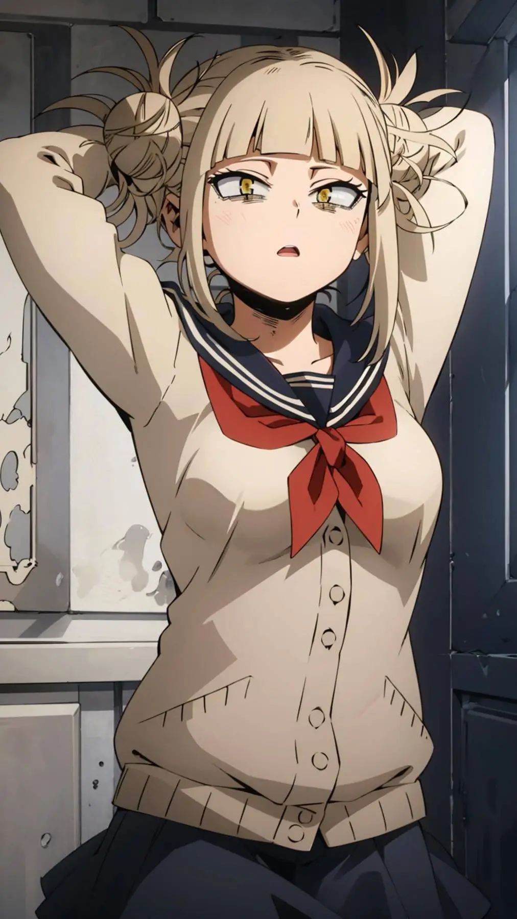 ai character: toga background