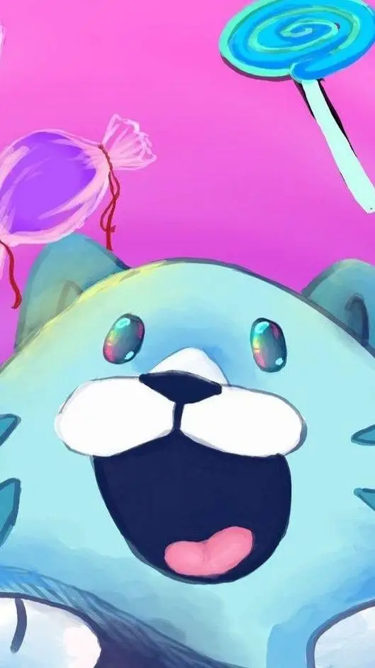 ai character: Candy Cat background