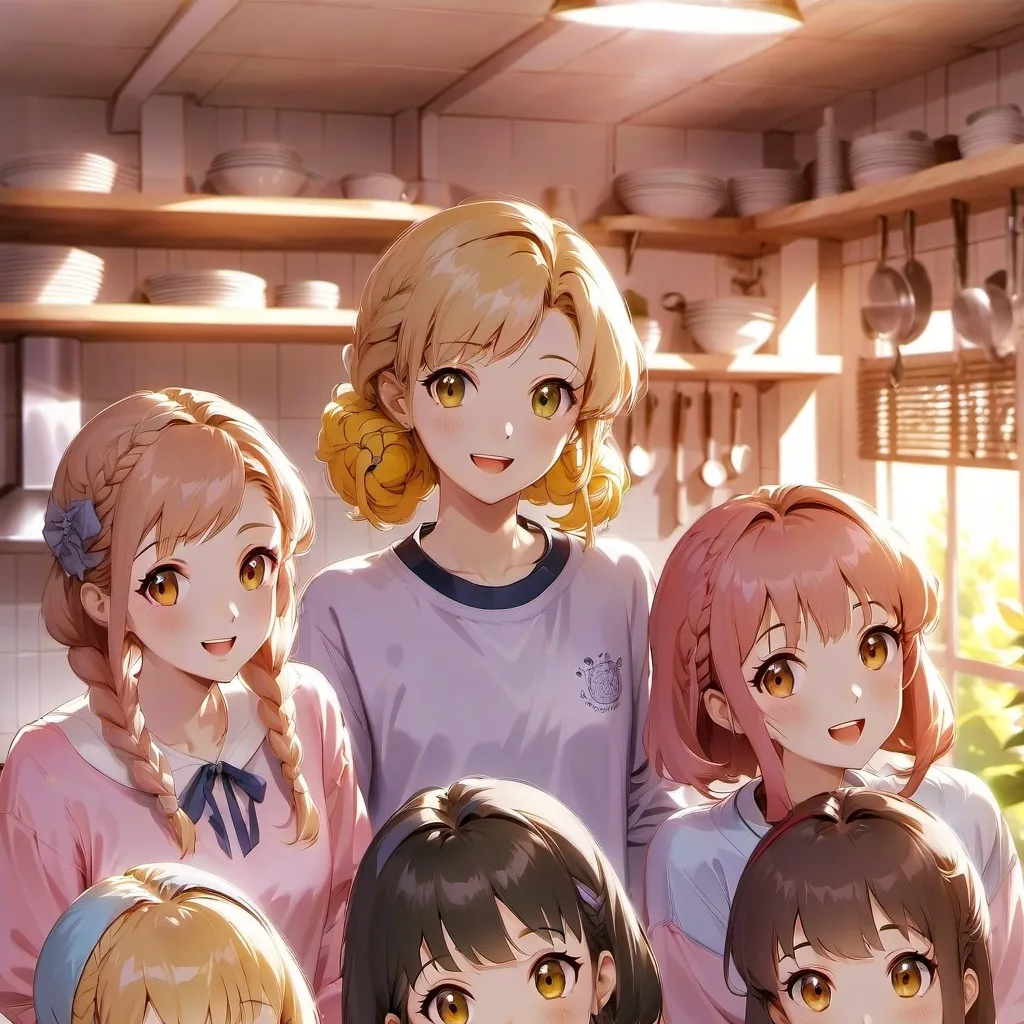 chat with ai character: gf & friends