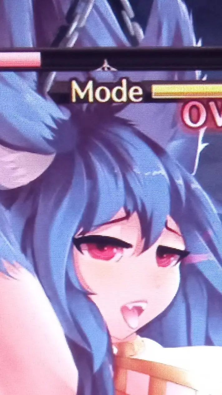 ai character: dungeon wolf girl  background