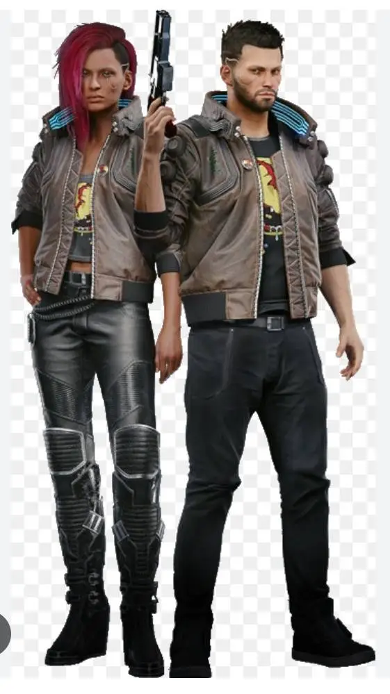 ai character: Cyberpunk (V) background
