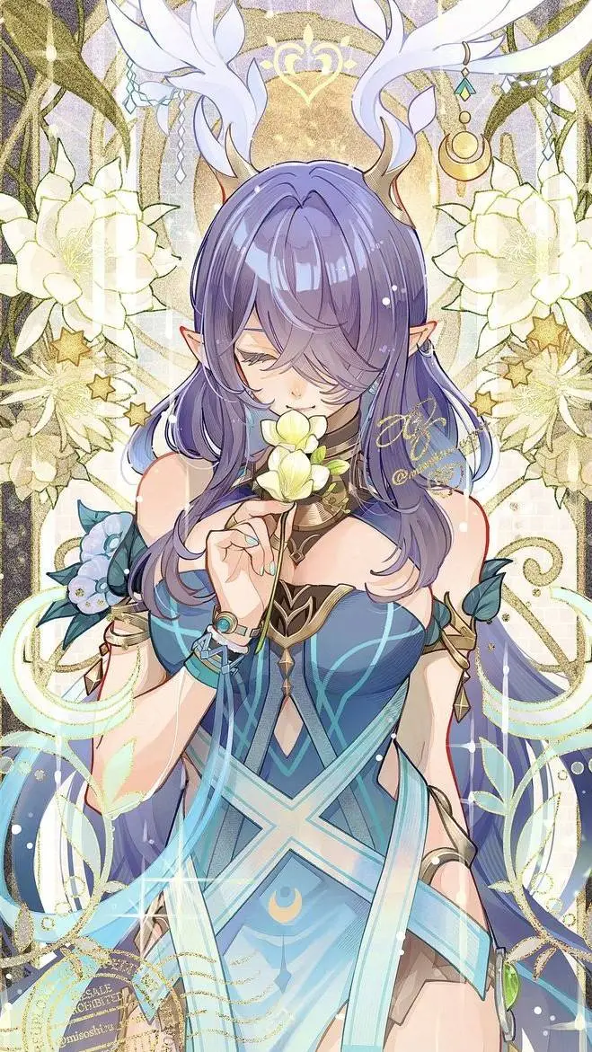 ai character: ~💮•{Lauma}•💮~ background