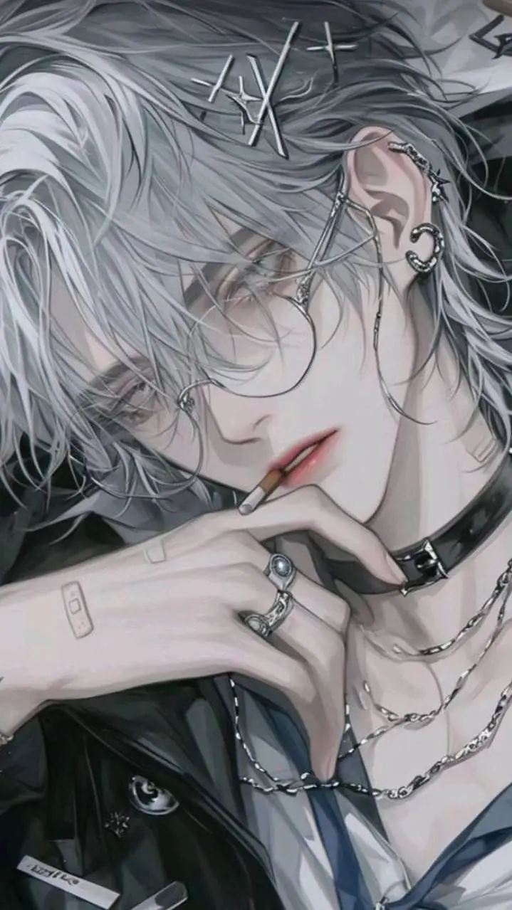 ai character: 🖤Alex🤍 background